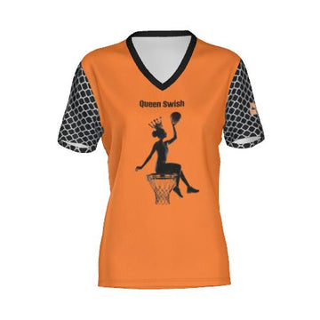 Queen Swish SS V-Neck Lux Tee
