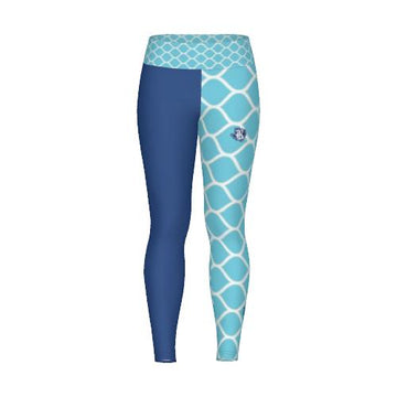 Rice University Owls Blue Net Leggings