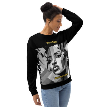 Queen Swish "I Wear the Crown" Unisex Sweatshirt