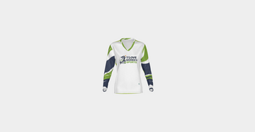 I Love Women's Sports LS Lux V-Neck Tee