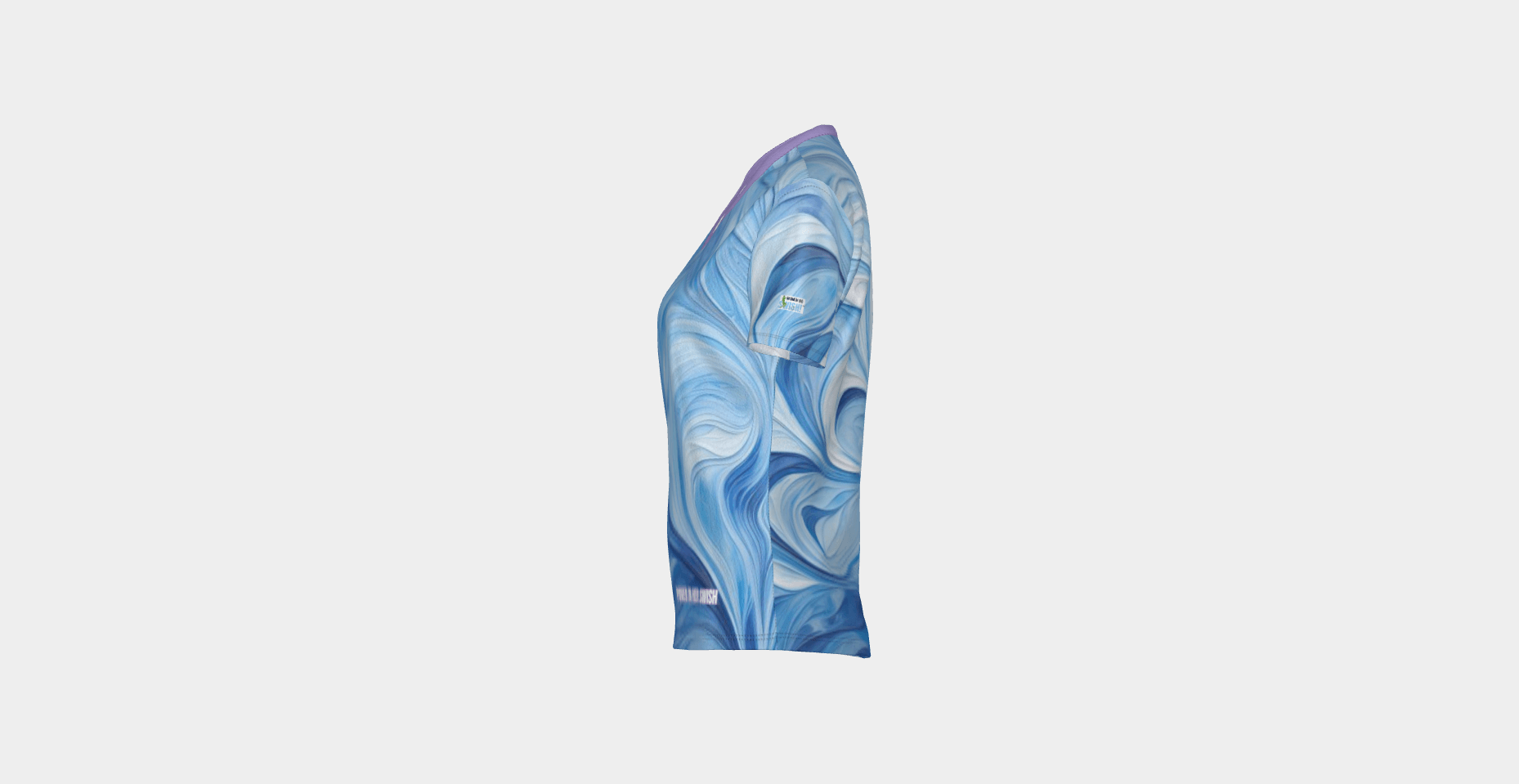 Lavender Blue Swish Short Sleeve V-Neck Tee Dress to impress at the gym or the office in the Lavender Blue Swish SS V-Neck Tee. Made from breathable & comfortable brush tricot fabric. Stunning! Women Go Swish