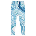 Blue Whirlwind Graphic Yoga Leggings Be comfortable in the Blue Whirlwind leggings made of polyester/spandex. They pair perfectly with the Blue Whirlwind Long Sleeve V-neck Tee. Women Go Swish
