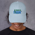 Women Go Swish Logo Baseball Cap Make a stylish statement with the Women Go Swish Logo Baseball Cap! With multiple colors available, it pairs perfectly with your Women Go Swish apparel. With a 100% chino cotton twill, unstructured 6-panel construction, an