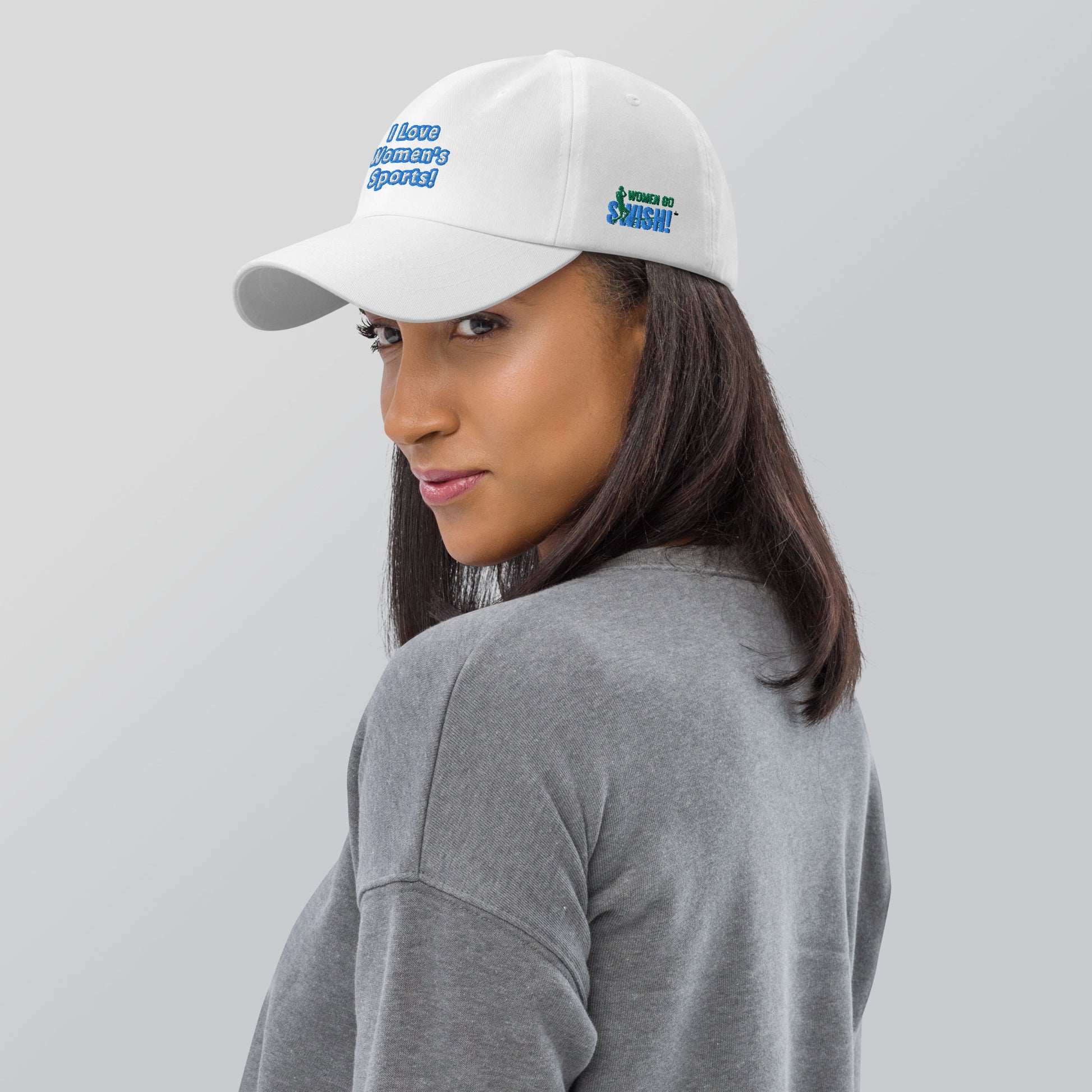 I Love Women's Sports Baseball Cap Some call it a Baseball Cap, we call it a Crown! The embroidered I Love Women's Sports Baseball Cap comes in various colors to match your style and sits on your head just like a crown, thanks to the adjustable strap. Tip