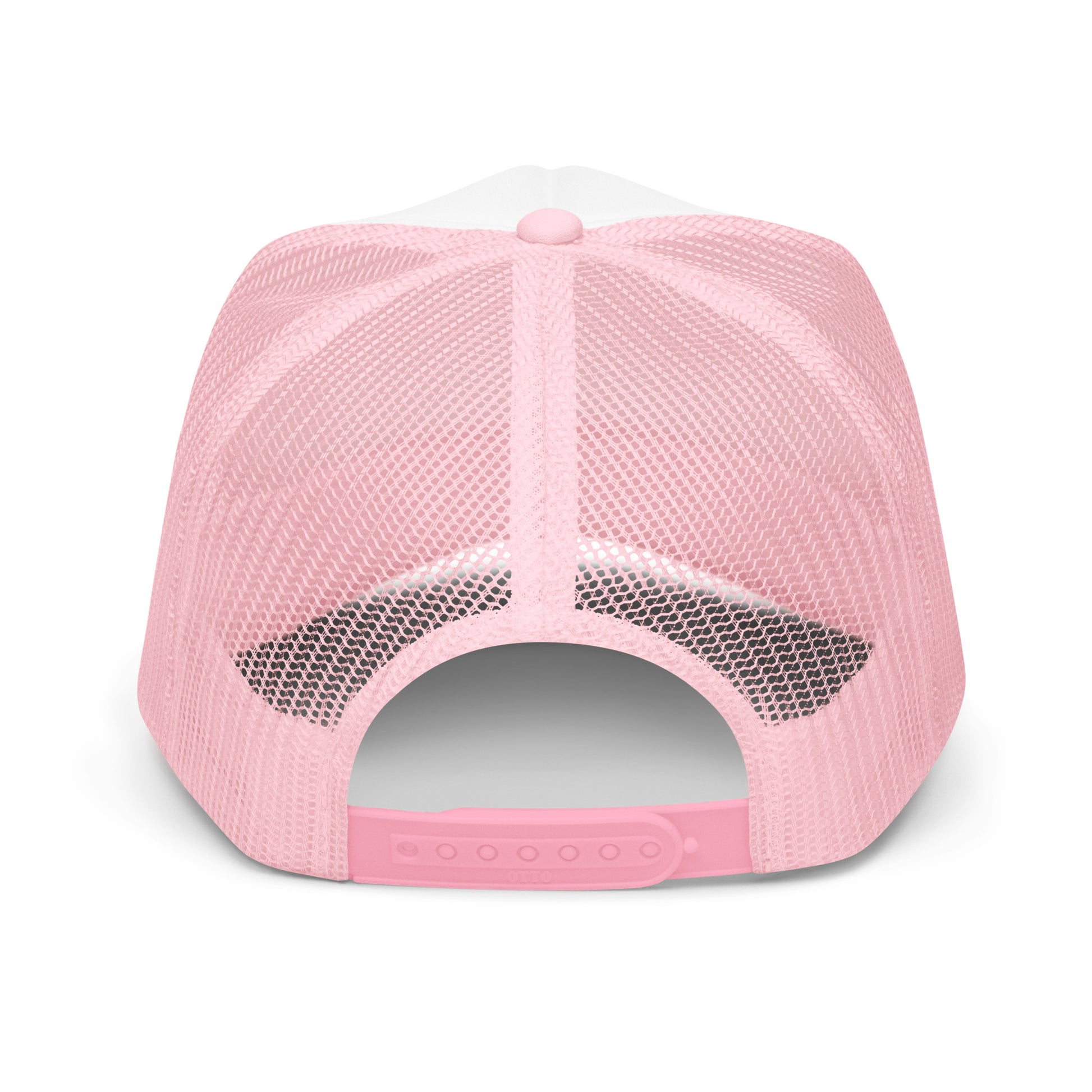 Women Go Swish Embroidered Trucker Hat Add a touch of fashion to your look with this stylish Women Go Swish embroidered foam trucker hat! Made with high-quality polyester and foam, it has a premium appearance and sensation. With an adjustable snap and mes